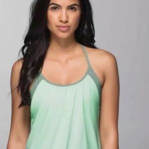 Lululemon Built in SportsBra Top Mint Green - Size 4